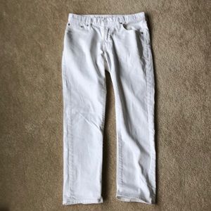 American Eagle Jeans White Slim Straight
